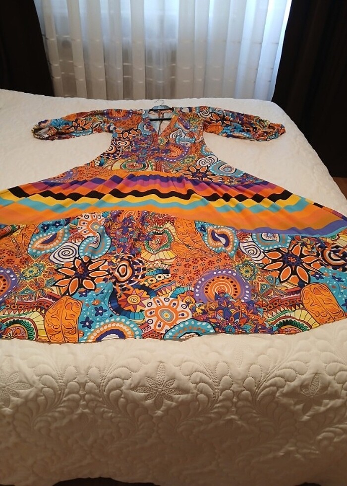 Bohem yazlık elbise - Görsel 3