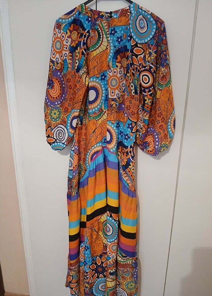 Bohem yazlık elbise - Görsel 4