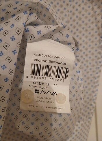 Erkek gömleği ..AVVA..markası  - Görsel 5