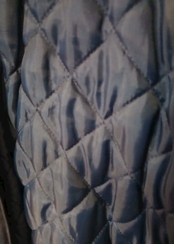 Düğmeli Lacivert Midi Kadın mont....dolgulu....sıcak tutar - Görsel 6