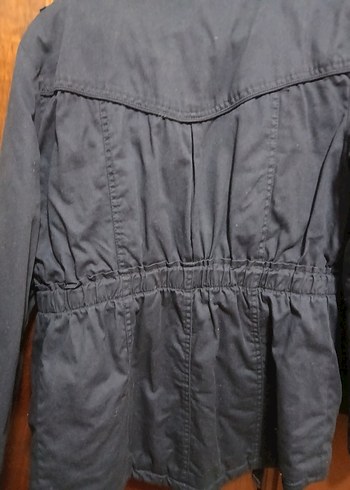 Düğmeli Lacivert Midi Kadın mont....dolgulu....sıcak tutar - Görsel 4