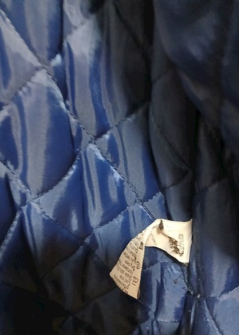 Düğmeli Lacivert Midi Kadın mont....dolgulu....sıcak tutar - Görsel 9