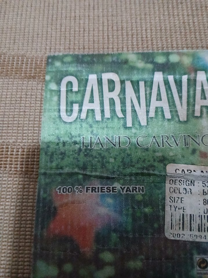 Bej ve kahve rengi klasik halı 150×80 - Görsel 3