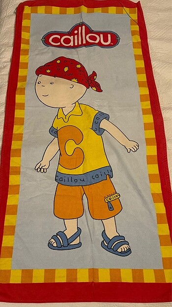 CAILLOU PLAJ VE BANYO HAVLUSU