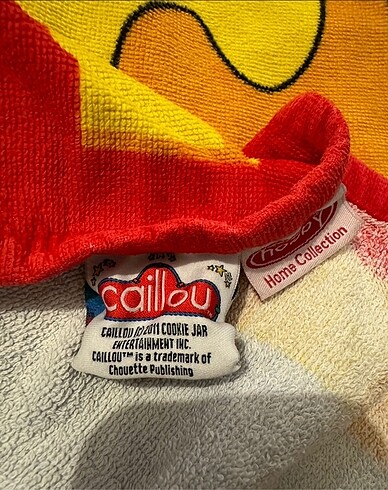 Diğer CAILLOU PLAJ VE BANYO HAVLUSU