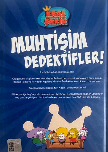 Kral Şakir Muhtişim Dedektifler Çocuk Kitabı