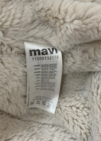 Sarı Kürklü Sokak Stili Kadın Mont - Görsel 8