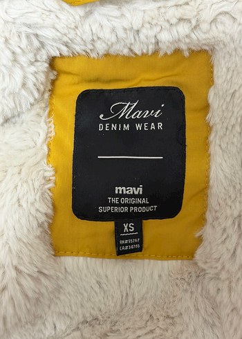 Sarı Kürklü Sokak Stili Kadın Mont - Görsel 7