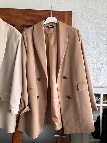 m Beden camel Renk Blazer Ceket