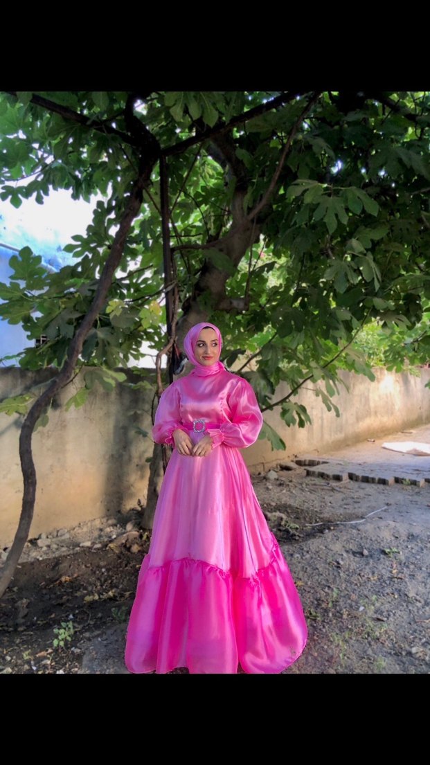 Pembe Abiye - Görsel 2