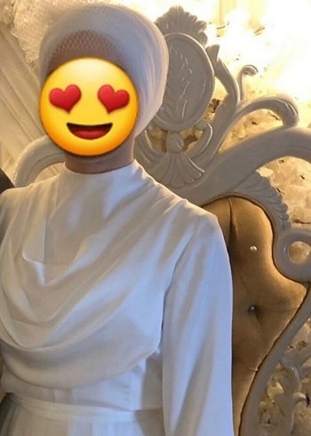 Uzun Kollu Bohem A Kesim Beyaz Gelinlik - Görsel 3