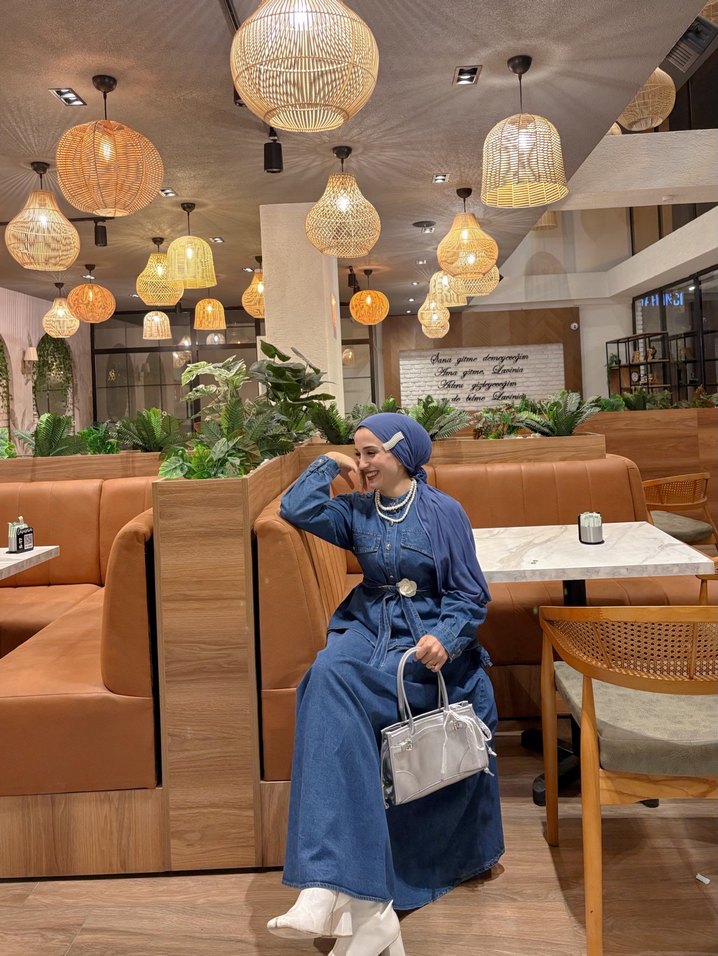 Uzun Denim Kadın takım - Görsel 2