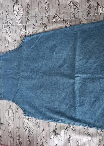 Mavi Denim Kot Kadın diz üstü Salopet - Görsel 4