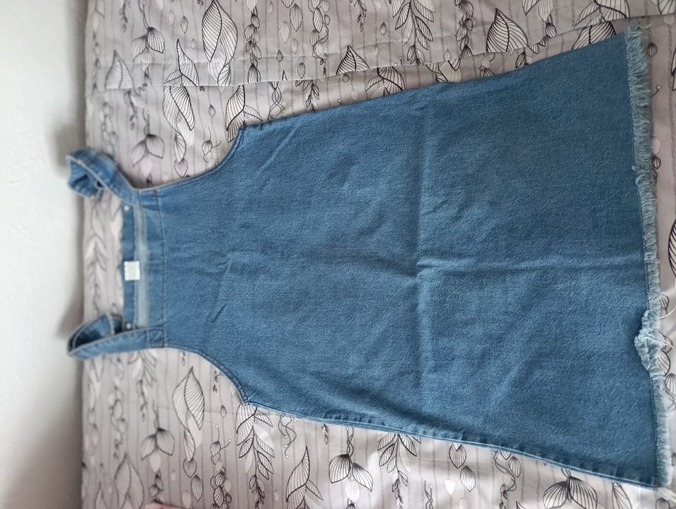 Mavi Denim Kot Kadın diz üstü Salopet - Görsel 4