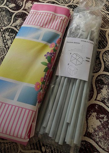 Renkli Pembe Çocuk Oyun Evi - Görsel 3