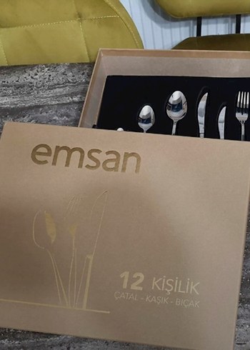 EMSAN 18/10 Paslanmaz Çelik Çatal Kaşık Seti - Görsel 5