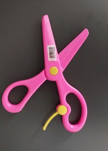 Çocuklar için renkli güvenli makas - Görsel 2