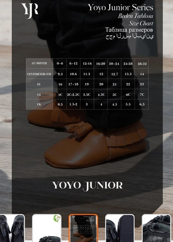 Yoyo junior hakiki deri patik 19 numara - Görsel 2