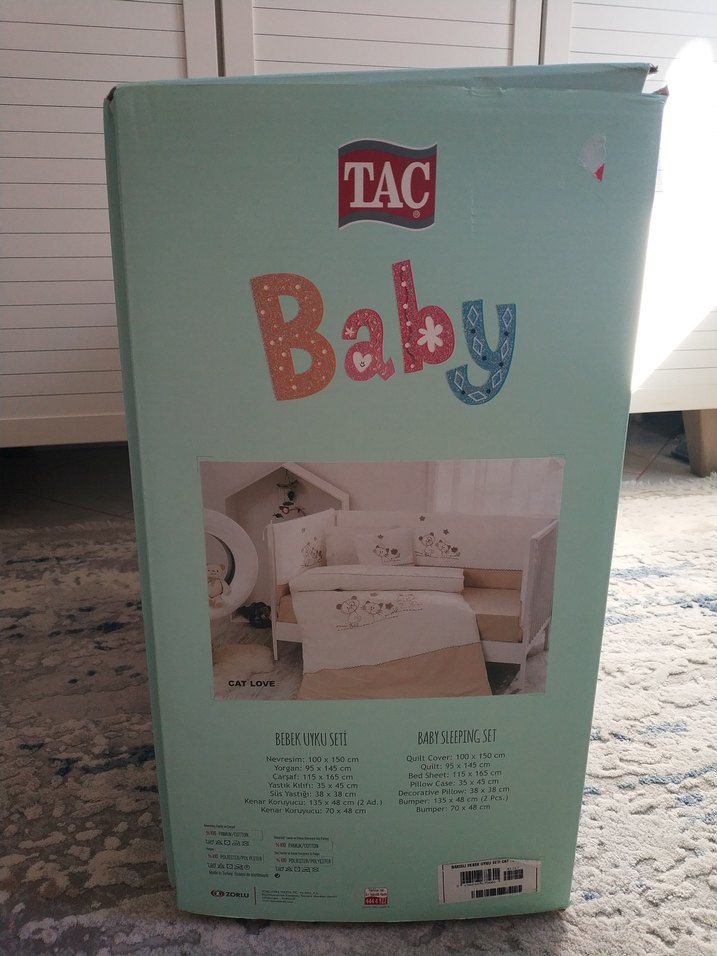 TAÇ BEBEK UYKU SETİ - Görsel 3