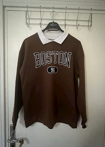 Kahverengi Boston Sweatshirt