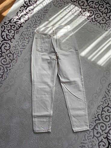 36 Beden Krem rengi mom jean