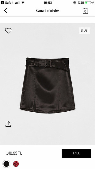 Bershka Etiketli ürün