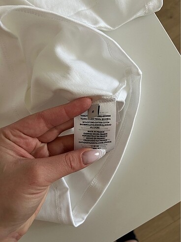 m Beden beyaz Renk Beyz pamuk tişört