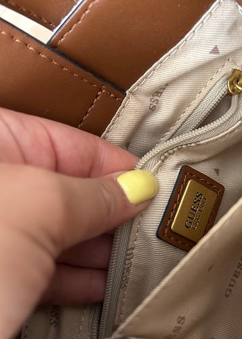 Bohem Nakışlı Kahverengi Kadın Çanta - Görsel 5