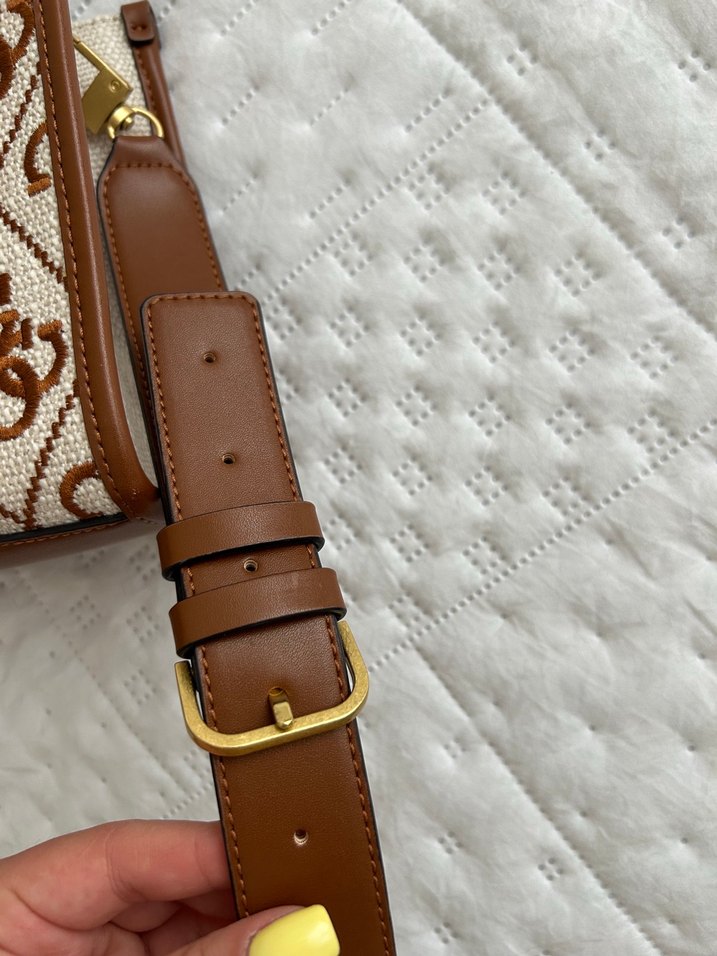 Bohem Nakışlı Kahverengi Kadın Çanta - Görsel 2