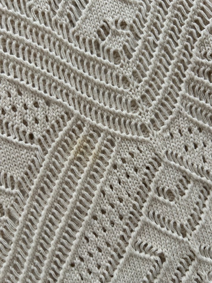 Bej Örgü Bohem Uzun Elbise - Görsel 3