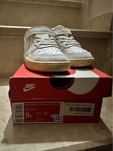 26 Beden Nike Beyaz Çocuk Spor Ayakkabı