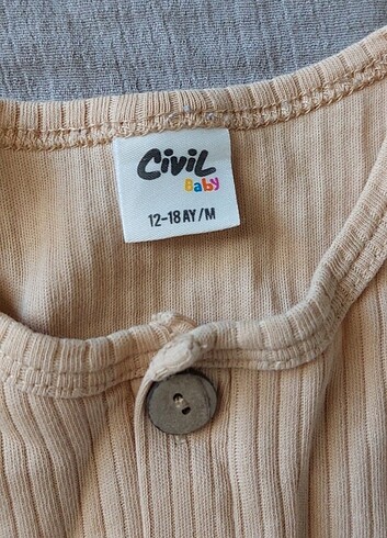 1,5 Yaş Beden Civil yazlık takım