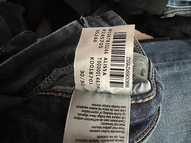 30 Beden lacivert Renk Kot Pantolon