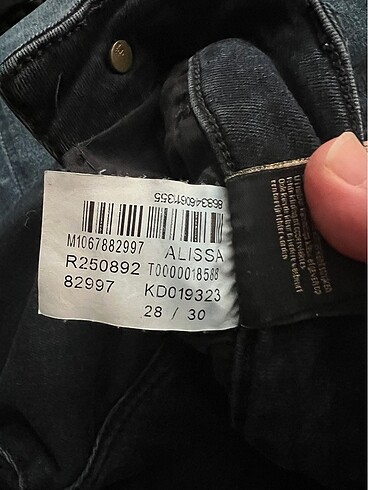 28 Beden lacivert Renk Kot Pantolon