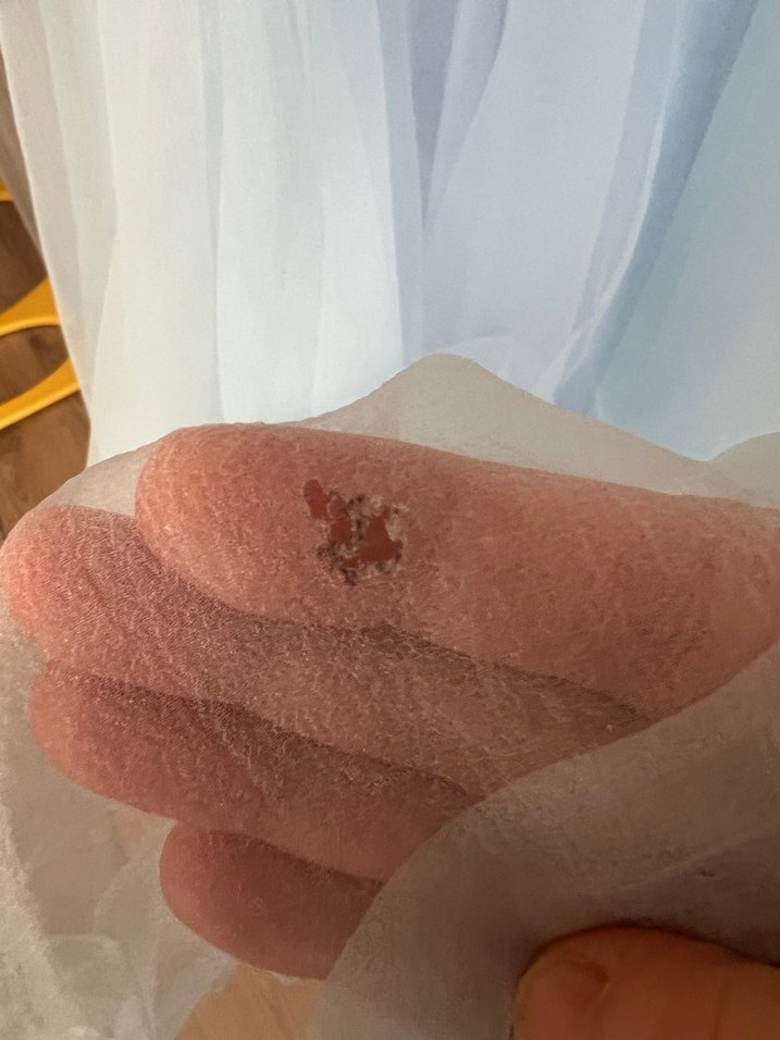 Dantel Detaylı Uzun Mavi Abiye Elbise - Görsel 5