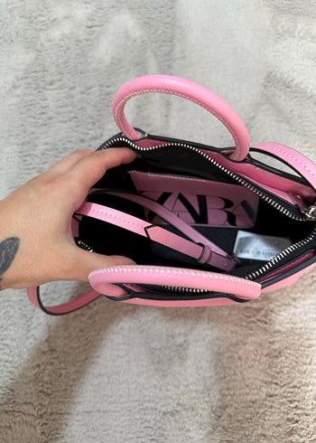  Beden zara pembe çanta