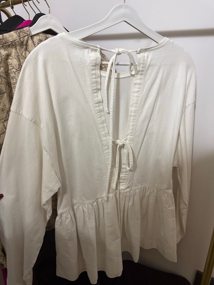 poplin bluz - Görsel 2