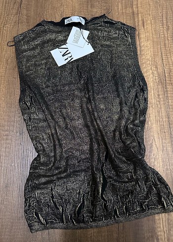 Kadın Siyah Kolsuz Uzun Triko Süveter - Görsel 2