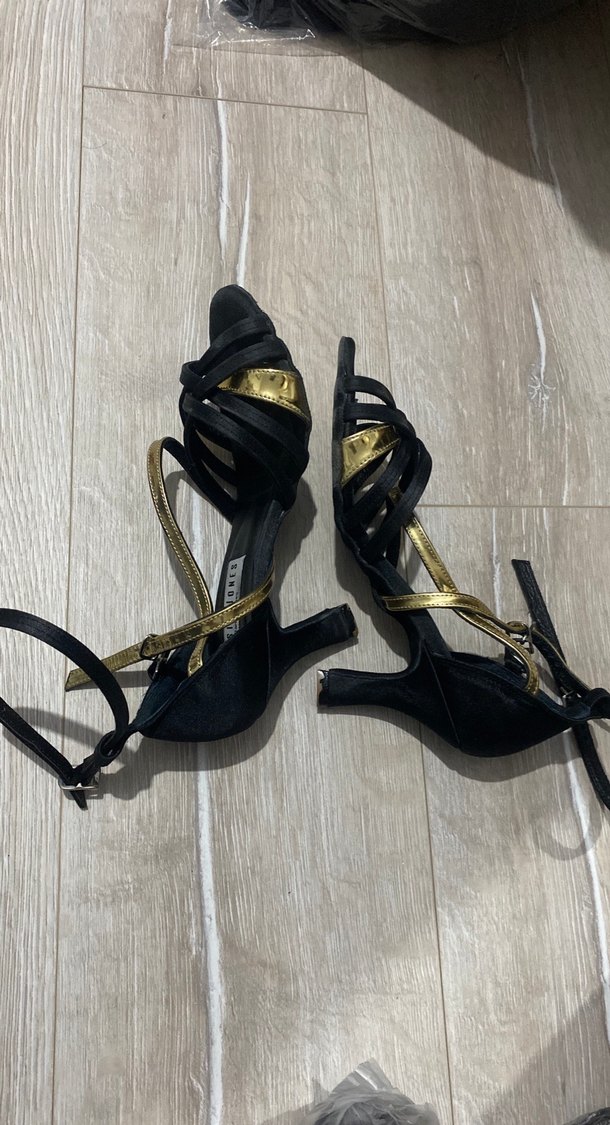 Tokalı Tango Dans Topuklu Ayakkabı - Görsel 3