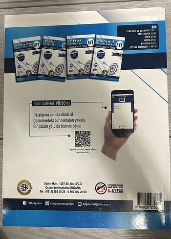 AYT Matematik Branş Denemeleri 15x40 2022 YKS