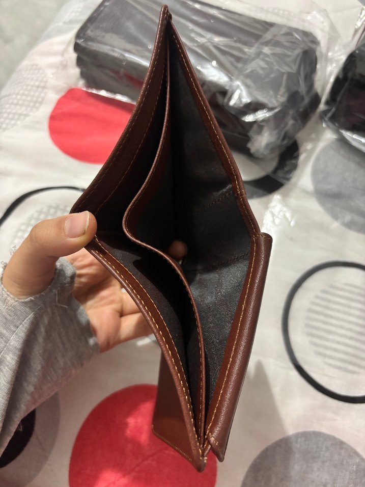 Deri Kahverengi Erkek Cüzdanı - Görsel 4