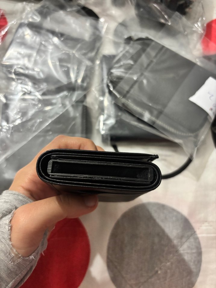 Mekanizmalı Siyah Erkek Cüzdanı - Görsel 3