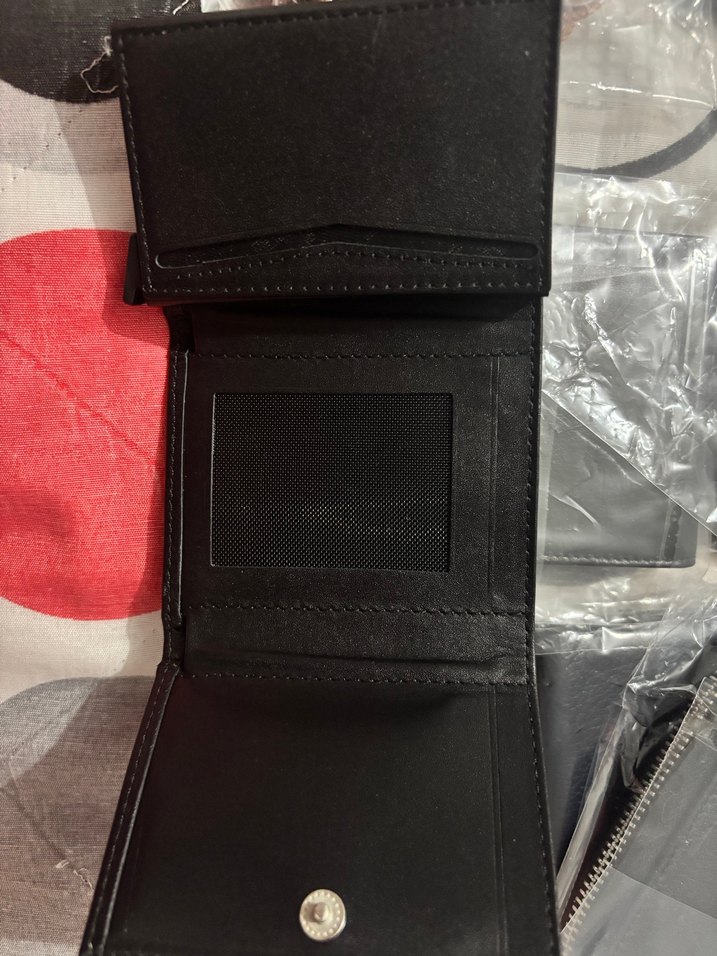 Mekanizmalı Siyah Erkek Cüzdanı - Görsel 5