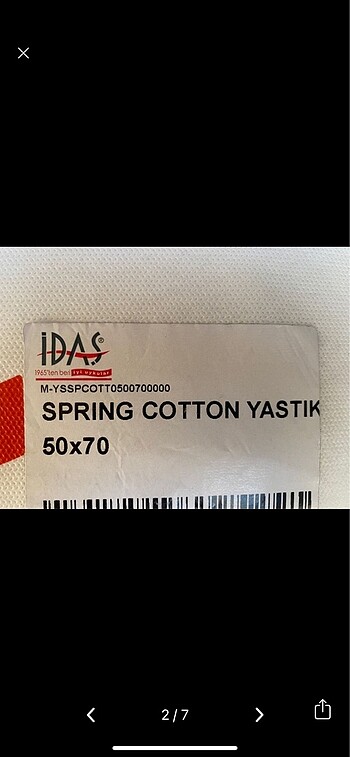 Diğer İDAŞ Spring Cotton Yastık
