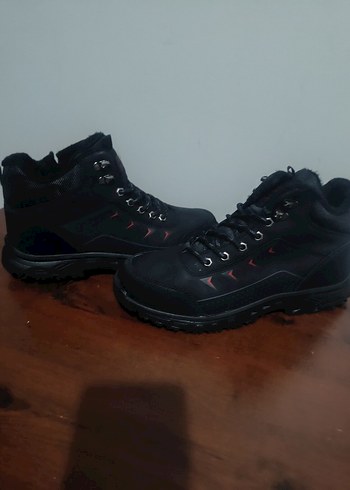 Erkek Siyah Bağcıklı Kauçuk Bot sıfır ürün - Görsel 4