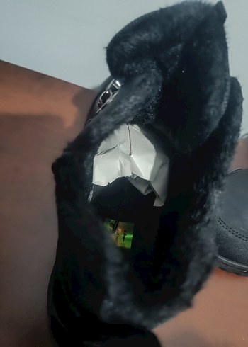 Erkek Siyah Bağcıklı Kauçuk Bot sıfır ürün - Görsel 3