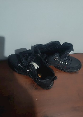 Erkek Siyah Bağcıklı Kauçuk Bot sıfır ürün - Görsel 9