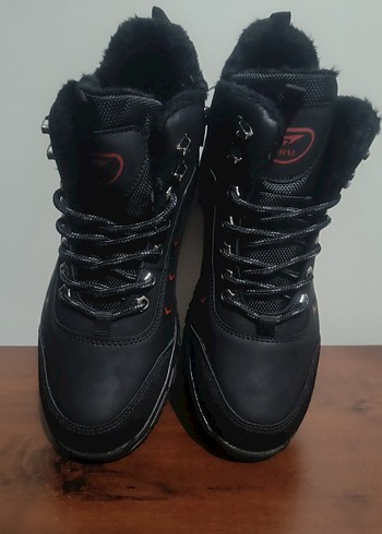 Erkek Siyah Bağcıklı Kauçuk Bot sıfır ürün - Görsel 5