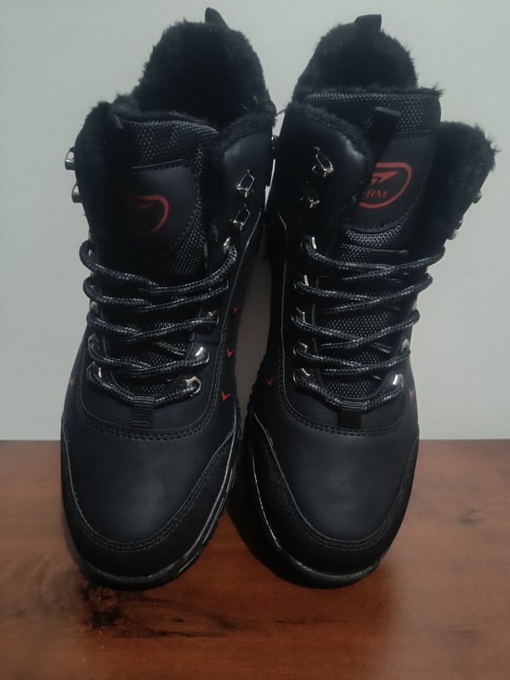 Erkek Siyah Bağcıklı Kauçuk Bot sıfır ürün - Görsel 5