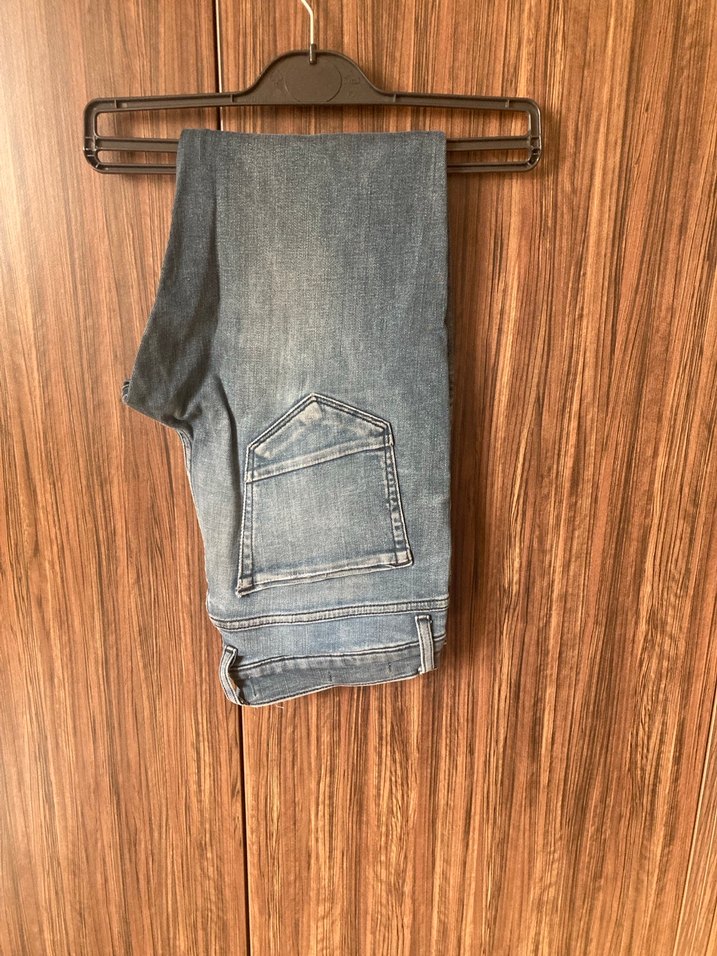 Erkek Mavi Regular Fit Denim Pantolon - Görsel 3